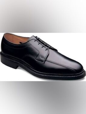 Allen Edmonds Warren black leather dress shoes  bicycle-toe (apron-toe) 11.5 -D